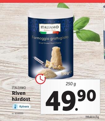 Lidl Riven hårdost erbjuda