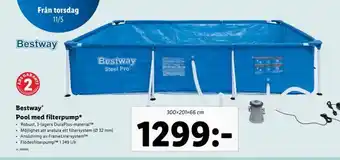 Bestway ® pool med filterpump