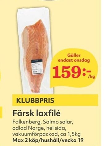 Hemköp Färsk laxfilé erbjuda
