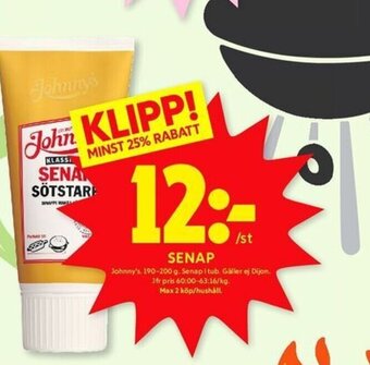 SENAP Johnny's. 190-200 g.