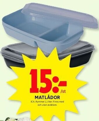ICA Kvantum MATLÅDOR erbjuda