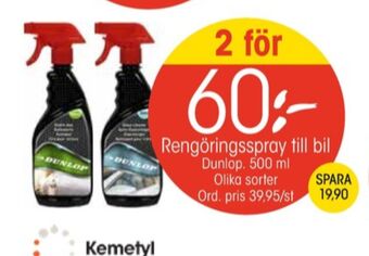 EKO Dunlop rengöringsmedel erbjuda