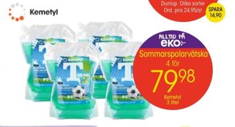 EKO Kemetyl spolarvätska erbjuda