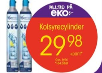 EKO Wassermaxx kolsyrepatron erbjuda