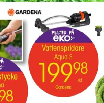 EKO Gardena vattenspridare erbjuda