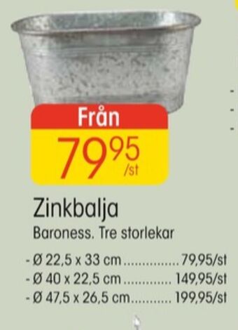 EKO Blomin krukor erbjuda