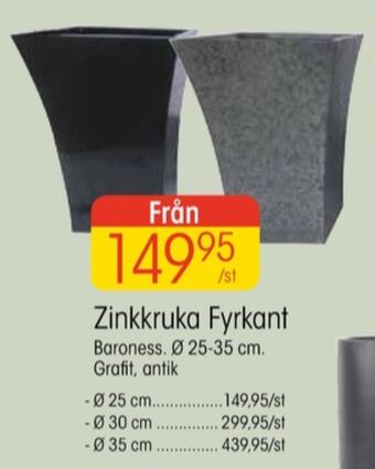 EKO Blomin krukor erbjuda