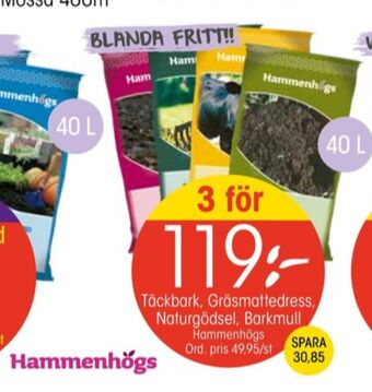 EKO Hammenhögs barkmull erbjuda