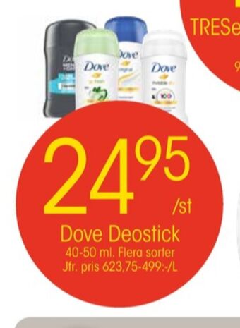 EKO Dove deodorant roll-on erbjuda