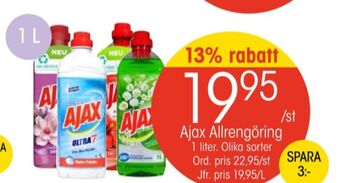 EKO Ajax rengöringsmedel erbjuda