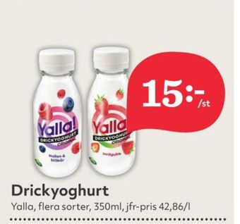 Hemköp Yalla drickyoghurt erbjuda