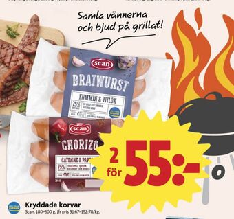 ICA Nära Scan bratwurst erbjuda