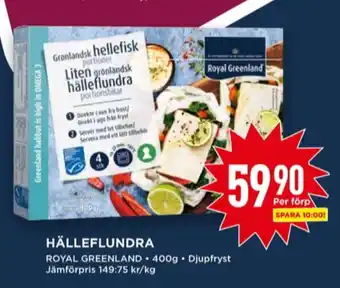 Willys Royal greenland hälleflundra erbjuda