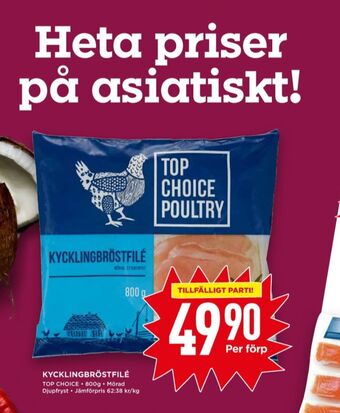 Willys Top choise kycklingbröstfilé erbjuda