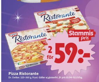 ICA Nära Ristorante pizza erbjuda