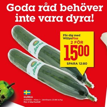 Willys Hemma Odlarna.se gurka erbjuda