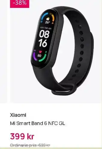CDON Xiaomi Mi Smart Band 6 NFC GL erbjuda