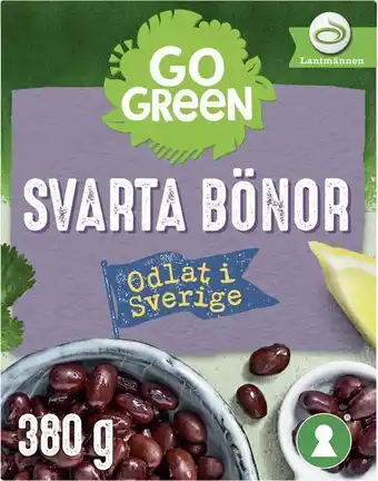 Svarta bönor svenskodlade
