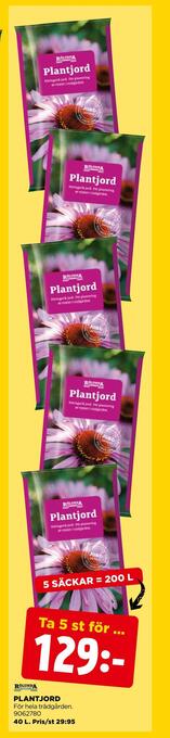 Jem&Fix Plantjord erbjuda