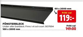 Jem&Fix Fönsterbleck erbjuda