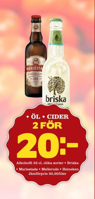 Bonum Matmarknad Öl • cider erbjuda