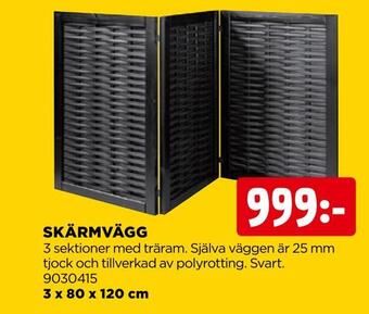 Jem&Fix Skärmvägg erbjuda
