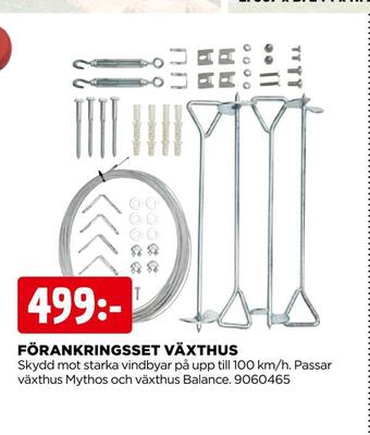 Jem&Fix Förankringsset växthus erbjuda