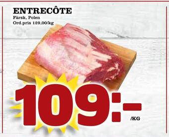 Din Mat Entrecôte erbjuda