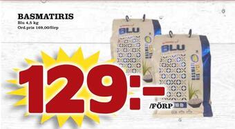 Din Mat Basmatiris erbjuda