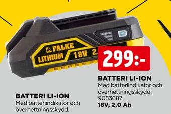 Jem&Fix Batteri li-ion erbjuda