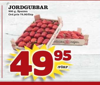 Din Mat Jordgubbar erbjuda