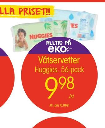 EKO Våtservetter erbjuda