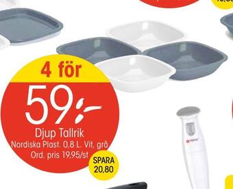 EKO Djup tallrik erbjuda