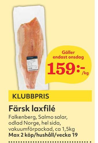 Hemköp Färsk laxfilé erbjuda
