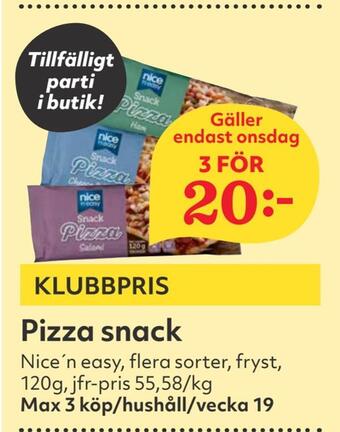 Hemköp Pizza snack erbjuda