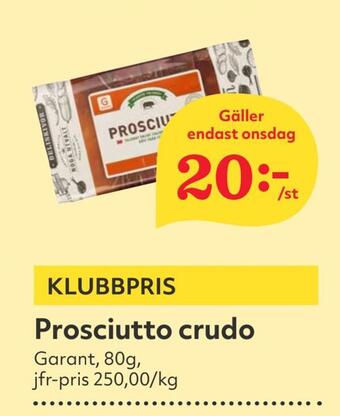 Hemköp Prosciutto crudo erbjuda