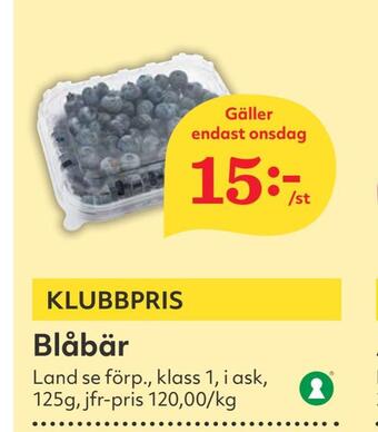 Hemköp Blåbär erbjuda