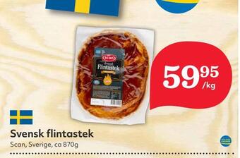 Hemköp Svensk flintastek erbjuda