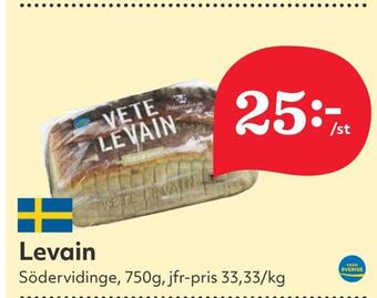 Hemköp Levain erbjuda
