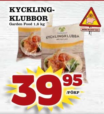 Matdax Kycklingklubbor erbjuda