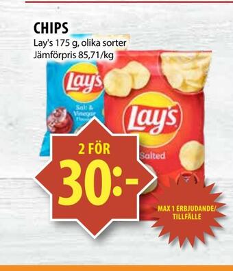 Matvärlden Tensta Chips erbjuda