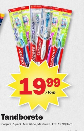 Pekås Tandborste erbjuda
