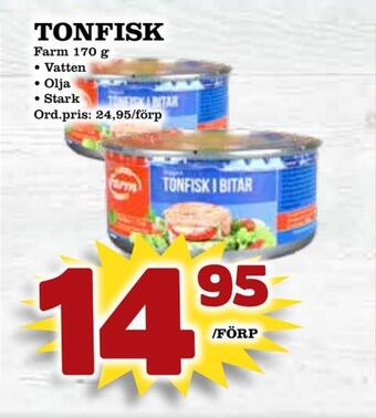 Supergrossen Tonfisk erbjuda