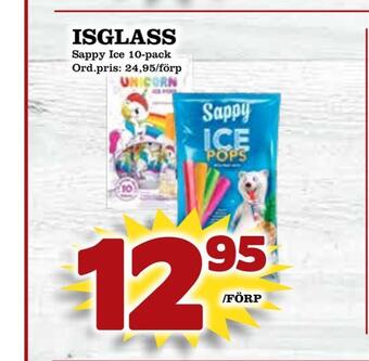 Supergrossen Isglass erbjuda