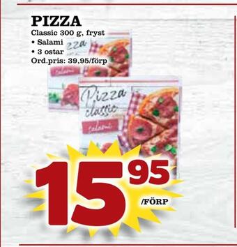 Supergrossen Pizza erbjuda