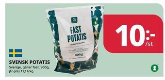 Tempo Svensk potatis erbjuda