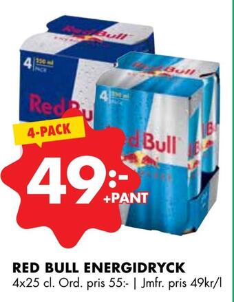 ÖoB Red bull energidryck erbjuda