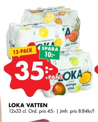 ÖoB Loka vatten erbjuda