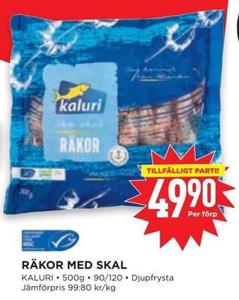 Willys Hemma Räkor med skal erbjuda