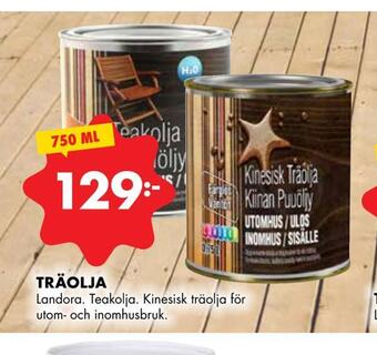 ÖoB Träolja erbjuda